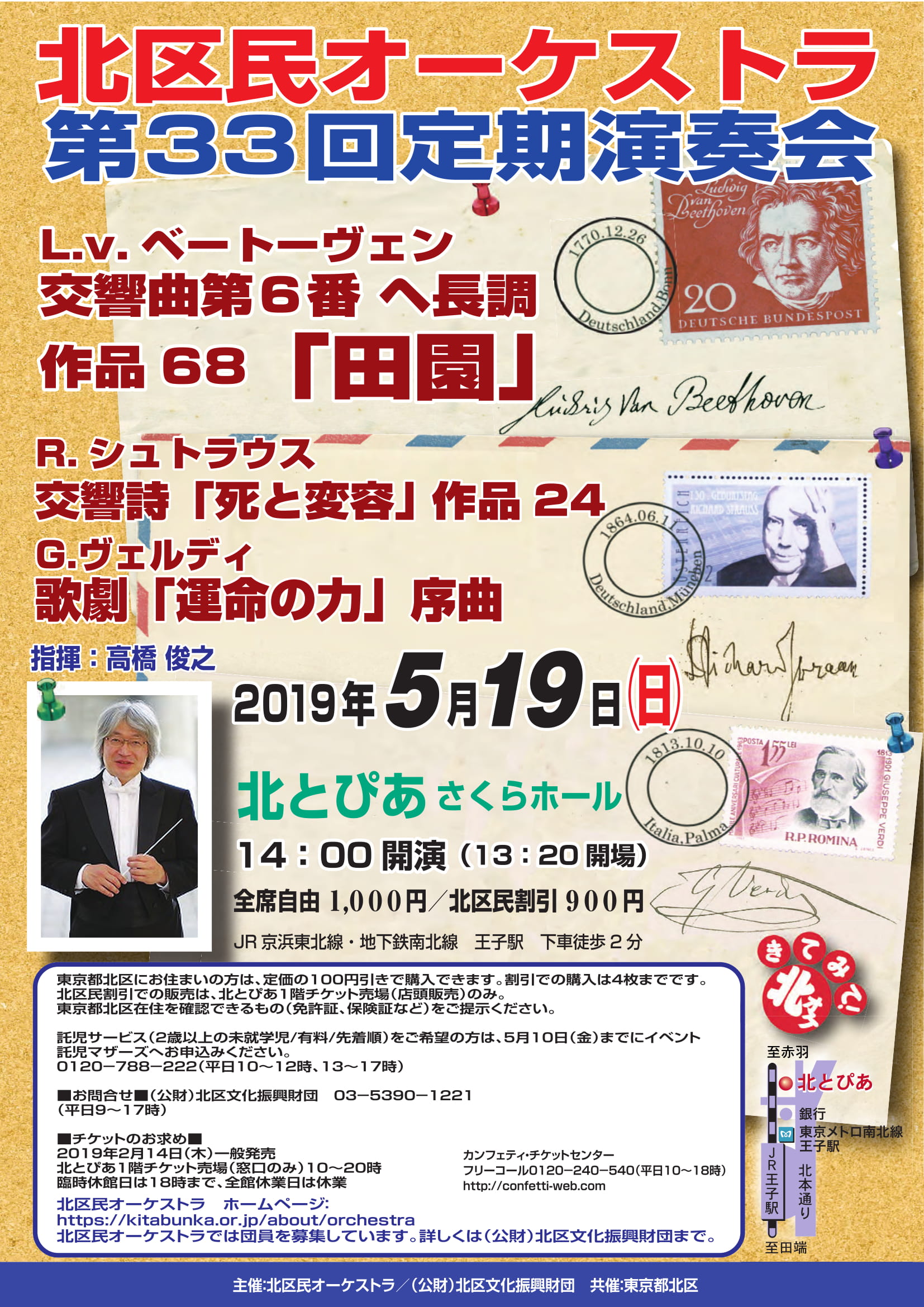 北区民オーケストラ 第33回定期演奏会の画像